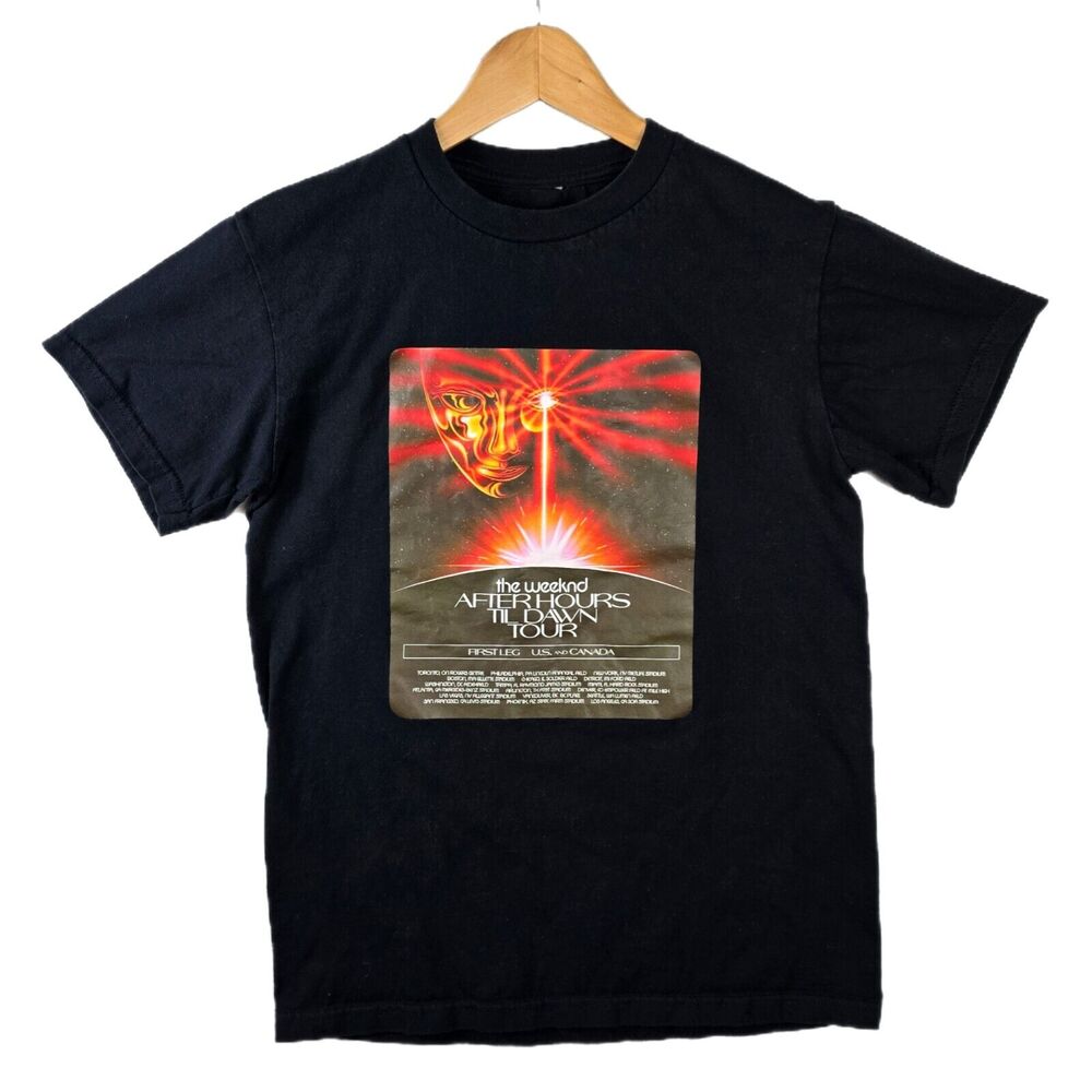 The Weeknd After Hours Til Dawn Shirt Official Tour Merch Size Small Rap Tee